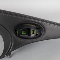 2002-2004 Porsche 911 996 Speedometer Cover Trim Leather Black OEM Used