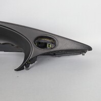 2002-2004 Porsche 911 996 Speedometer Cover Trim Leather Black OEM Used