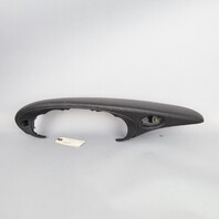 2002-2004 Porsche 911 996 Speedometer Cover Trim Leather Black OEM Used