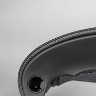 2002-2004 Porsche 911 996 Speedometer Cover Trim Leather Black OEM Used