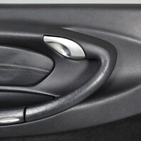 1999-2004 Porsche 911 996 Left Door Panel Leatherette Black OEM Used