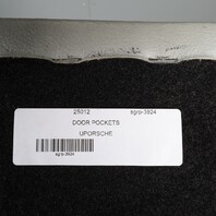 1990-1998 Porsche 911 993 Door Panel Pocket Left Right Pair Grey OEM Used NOTE