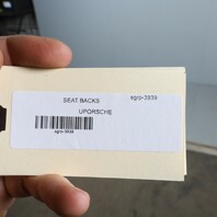 1995-1998 Porsche 911 993 Coupe Rear Seat Backrest Pair Leather Grey OEM Used
