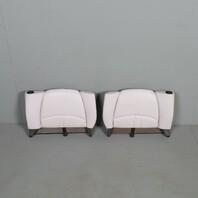 1995-1998 Porsche 911 993 Coupe Rear Seat Backrest Pair Leather Grey OEM Used