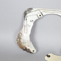 1995-1998 Porsche 911 993 Rear Brake Rotor Backing Plate 99335280102 OEM Used