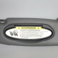 2005-2012 Porsche 911 997 Coupe Sun Visor Right Stone Grey OEM Used
