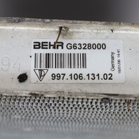 2005-2012 Porsche 911 Boxster Cayman Left Radiator 99710613102 OEM Used