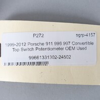 1999-2012 Porsche 911 996 997 Convertible Top Switch Potentiometer OEM Used