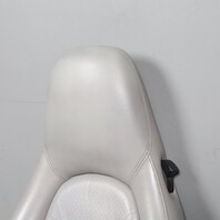 1995-1998 Porsche 911 993 Front Seat Upper Backrest Marble Grey OEM Used