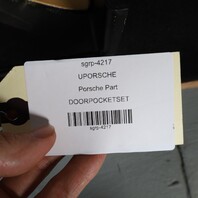 1990-1998 Porsche 911 993 Door Panel Pocket Left Right Pair Beige OEM NOTE