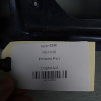 1999-2004 Porsche 911 Bare Engine Deck Lid Cover Lapis Blue OEM 99651201101