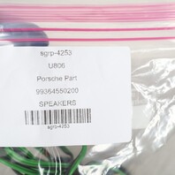 1995-1998 Porsche 911 993 Door Speaker Tweeter Pair 99364550200 OEM