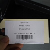1990-1998 Porsche 911 993 Door Panel Pocket Left Right Pair Black OEM NOTE