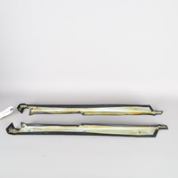 1990-1998 Porsche 911 964 993 Coupe Quarter Window Trim Pair Black OEM Used
