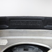 1995-1998 Porsche 911 993 Black 4 Spoke Steering Wheel 99334780452 OEM Used