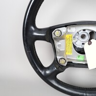 1995-1998 Porsche 911 993 Black 4 Spoke Steering Wheel 99334780452 OEM Used