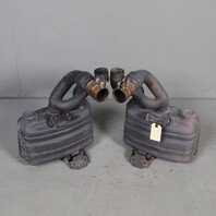 2012-2016 Porsche 991 911 3.4 Fister Exhaust Muffler Set Pair OEM