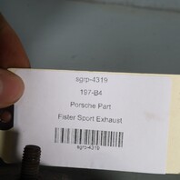 2012-2016 Porsche 991 911 3.4 Fister Exhaust Muffler Set Pair OEM