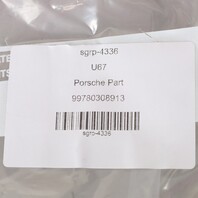 2005-2008 Porsche Boxster Cayman 987 Steering Wheel Airbag Black OEM Used