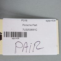 2003-2006 Porsche Cayenne Exhaust Muffler Tip Pair 7L5253681C OEM Used