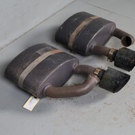 1995-1998 Porsche 911 993 Exhaust Muffler Right Left Pair Fister OEM Used