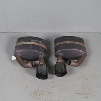 1995-1998 Porsche 911 993 Exhaust Muffler Right Left Pair Fister OEM Used