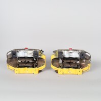 1999-2004 Porsche 911 996 C4 Front Brake Calipers Pair Silver Brembo OEM Used