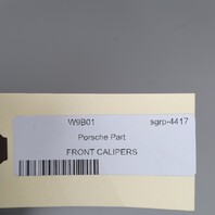 2011-2018 Porsche Cayenne Front Brake Caliper Set Brembo OEM Used