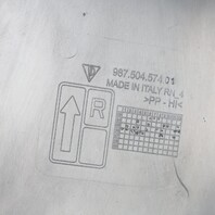 2005-2012 Porsche Boxster Cayman 987 Right Rear Splash Shield OEM Used