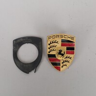 Porsche 911 Boxster Cayman Cayenne Hood Emblem Crest Badge 99655921101 OEM Used