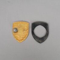 Porsche 911 Boxster Cayenne Hood Emblem Crest Badge 99355921100 OEM Used