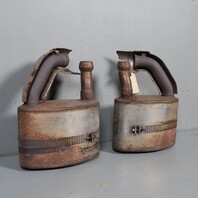 1995-1998 Porsche 911 993 Exhaust Muffler Right Left Pair 99311104511 OEM Used