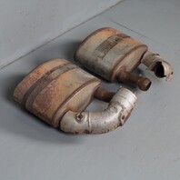 1995-1998 Porsche 911 993 Exhaust Muffler Right Left Pair 99311104511 OEM Used