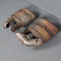 1995-1998 Porsche 911 993 Exhaust Muffler Right Left Pair 99311104511 OEM Used