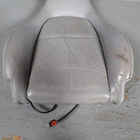 1995-1998 Porsche 911 993 Front Seat Upper Backrest Marble Grey OEM Used
