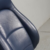 1995-1998 Porsche 911 993 Front Seat Upper Backrest Midnight Blue OEM Used