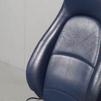 1995-1998 Porsche 911 993 Front Seat Upper Backrest Midnight Blue OEM Used