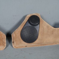 1995-1998 Porsche 911 993 Door Panel Pocket Pair M490 Sound Beige OEM NOTE
