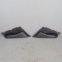 1995-1998 Porsche 911 993 Coupe Rear Quarter Trim Panels Pair Black OEM Used