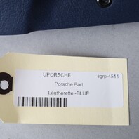 1990-1998 Porsche 911 964 993 Coupe Quarter Window Trim Pair Blue OEM Used