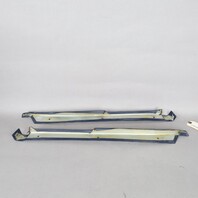 1990-1998 Porsche 911 964 993 Coupe Quarter Window Trim Pair Blue OEM Used