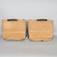 1995-1998 Porsche 911 993 Coupe Rear Seat Backrest Pair Leather Beige OEM Used