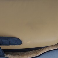 1995-1998 Porsche 911 993 Coupe Rear Seat Backrest Pair Leather Beige OEM Used