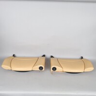1995-1998 Porsche 911 993 Coupe Rear Seat Backrest Pair Beige OEM Used