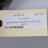 1990-1998 Porsche 911 993 Door Panel Pocket Left Right Pair Grey OEM Used NOTE