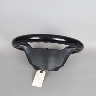 1999-2004 Porsche 911 Boxster Steering Wheel 3 Spoke Black OEM Used