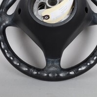 1999-2004 Porsche 911 Boxster Steering Wheel 3 Spoke Black OEM Used