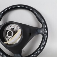 1999-2004 Porsche 911 Boxster Steering Wheel 3 Spoke Black OEM Used