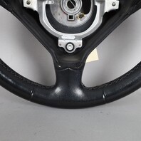 1999-2004 Porsche 911 Boxster Steering Wheel 3 Spoke Black OEM Used