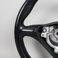 1999-2004 Porsche 911 Boxster Steering Wheel 3 Spoke Black OEM Used